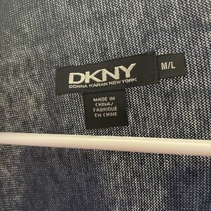 DKNY Blue Textured Shirt